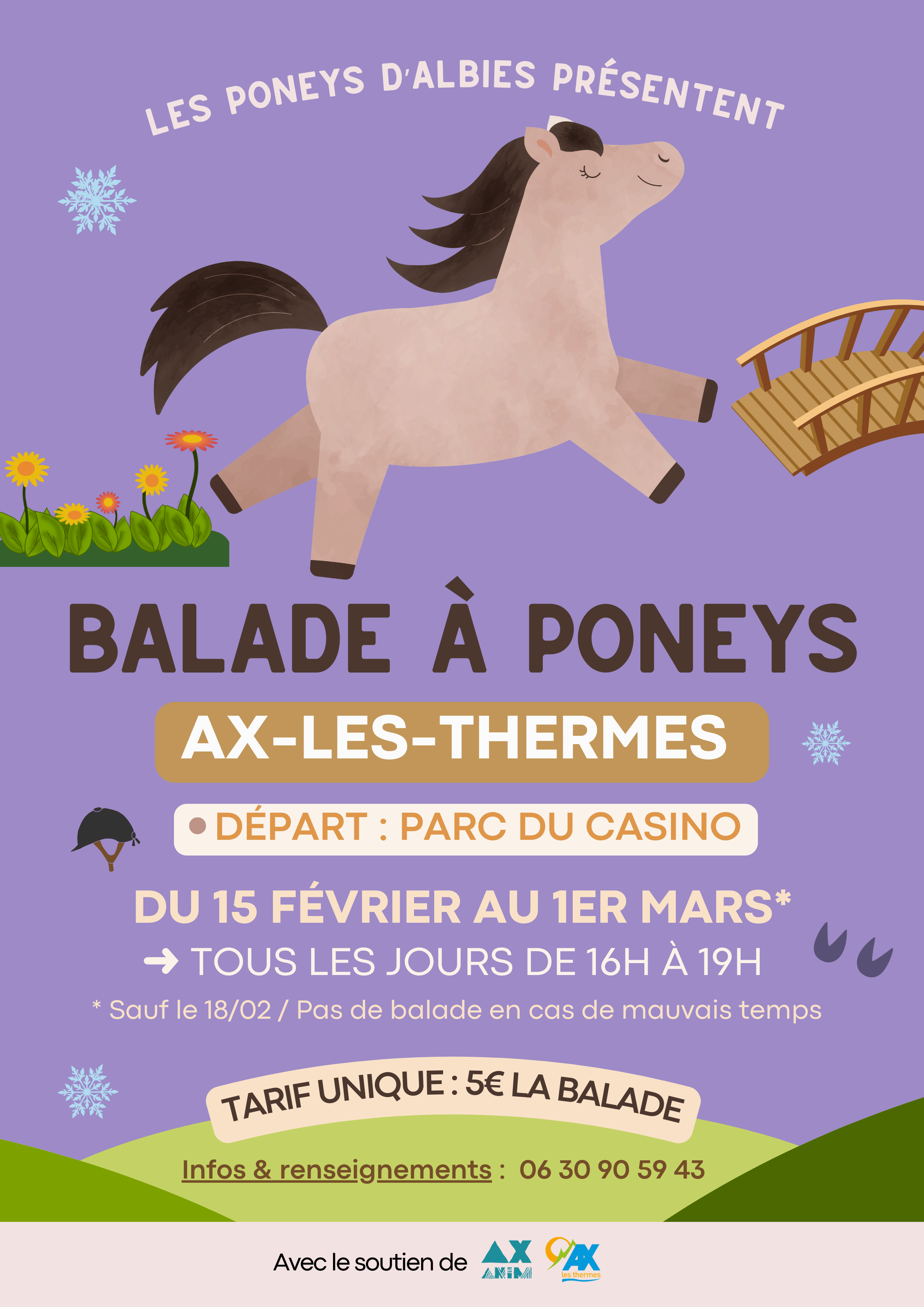 balade a poneys ax
