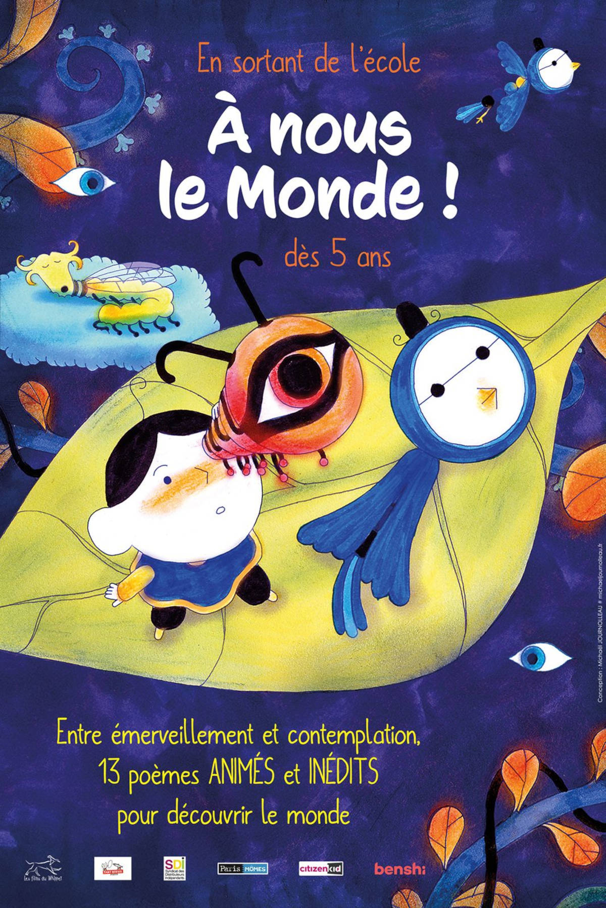 en sortant de l'école à nous le monde
