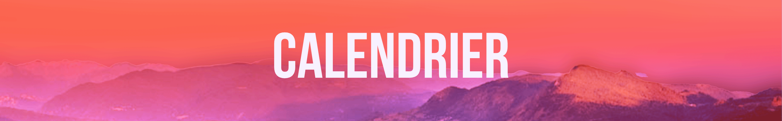 calendrier