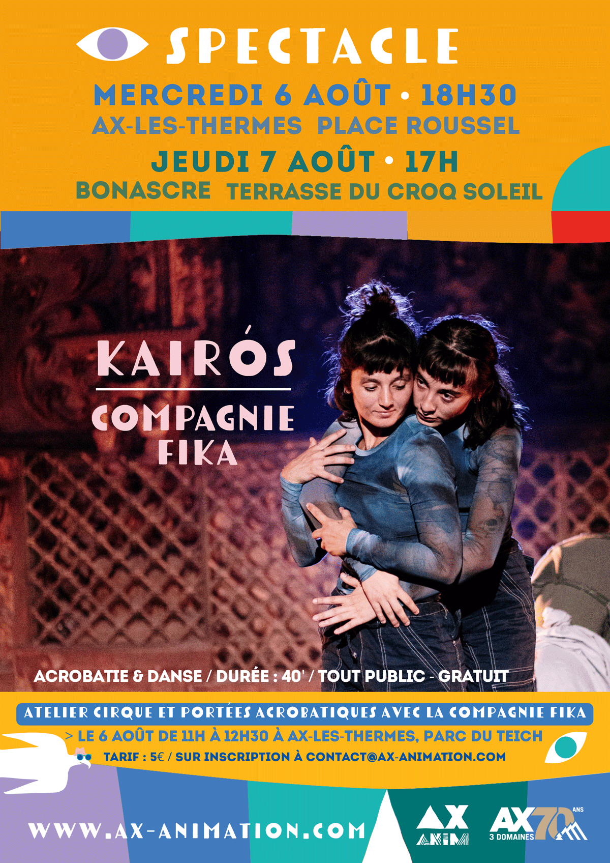 spectacle kairos axanim