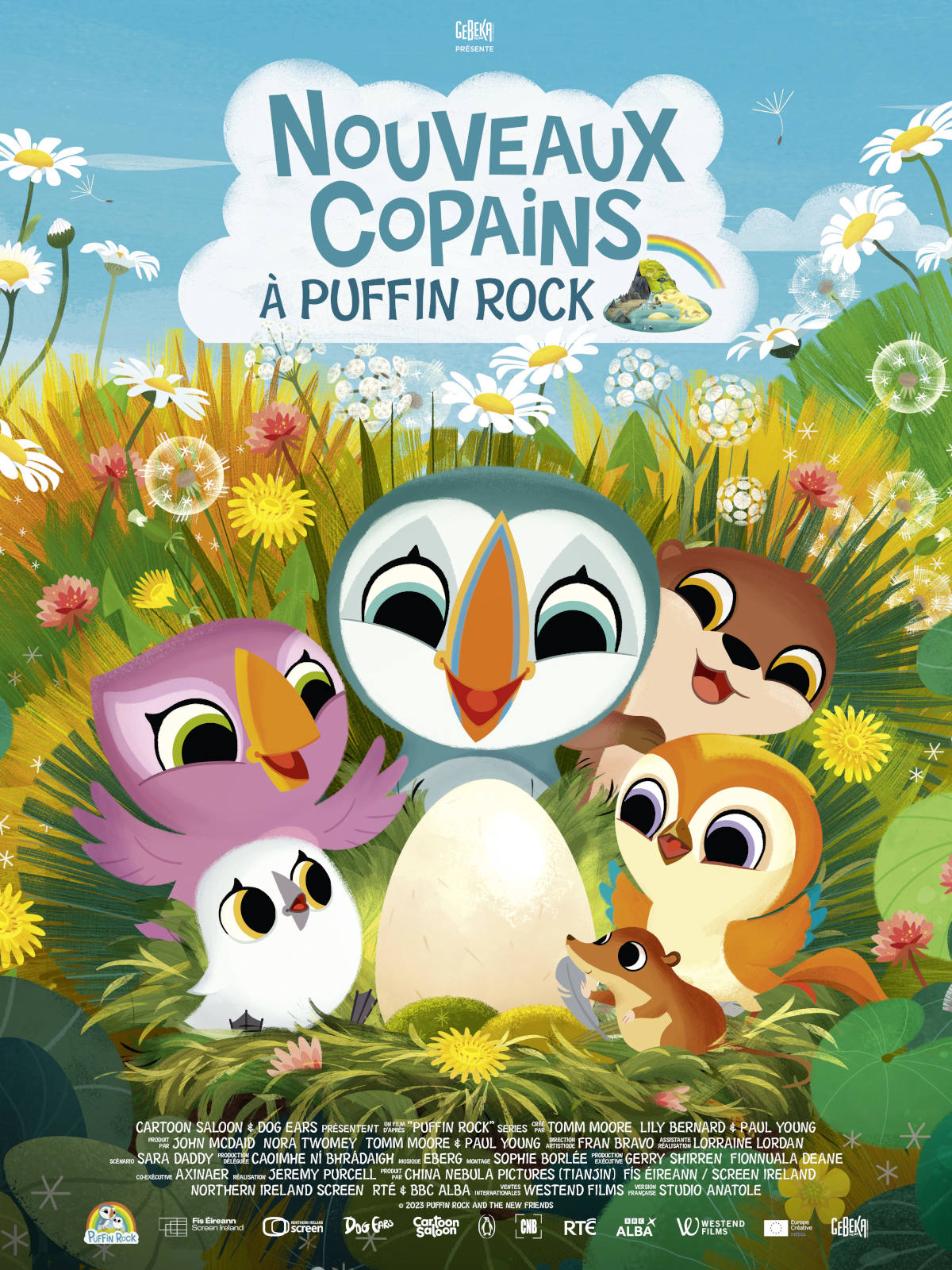 nouveaux copains a puffin rock