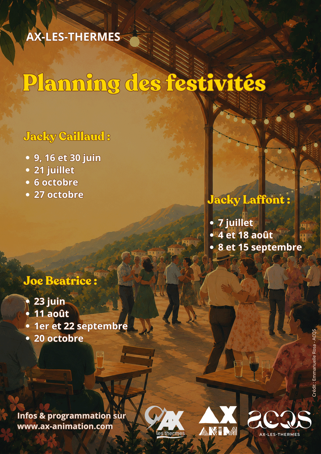 soirées dansantes ax les thermes