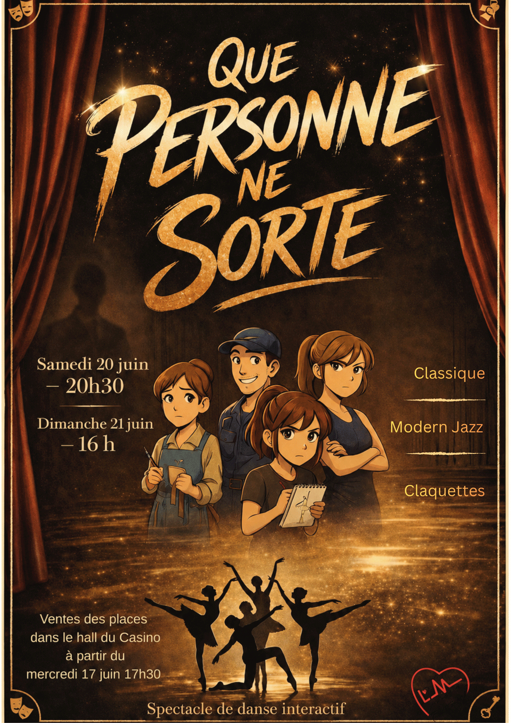 spectacle de danse salle de spectacle du casino