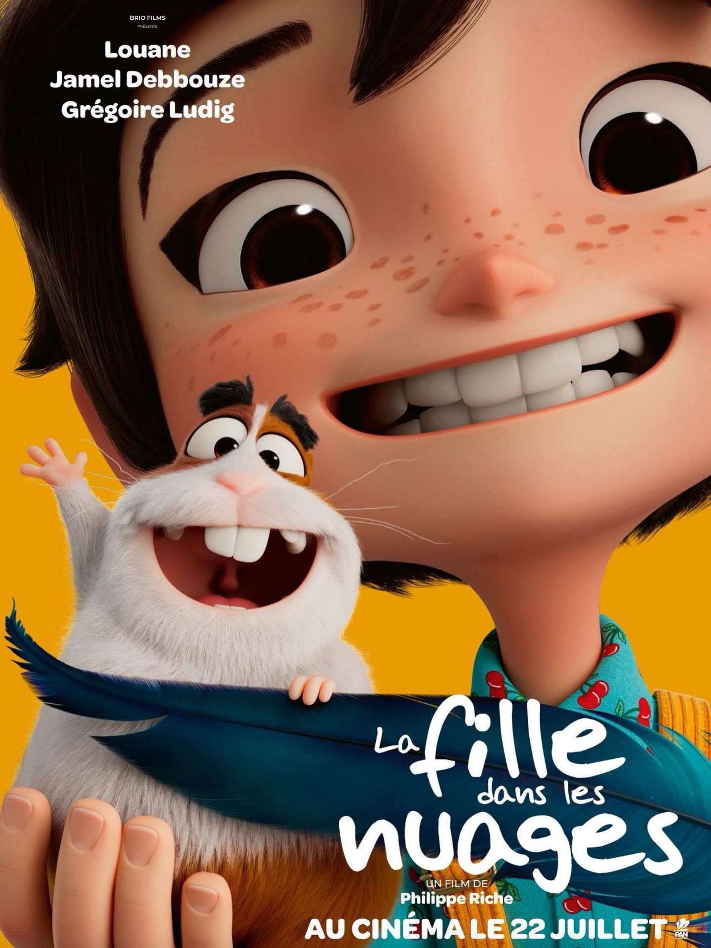 la fille dans les nuages